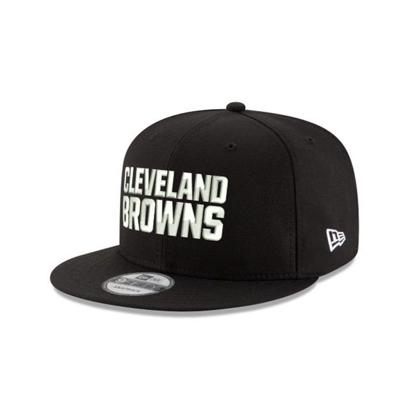 NFL Cleveland Browns 9Fifty Snapback (MGC0813) - Black New Era Caps